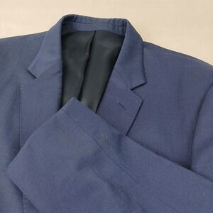 The Blk Tux Tollegno 44R Mens Blazer Sport Coat Merino Modern 21x30 **Fits 42R *